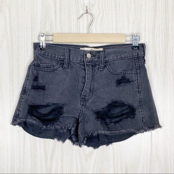 Hollister | Distressed High Rise Short Short Size 25 - Picture 1 of 4